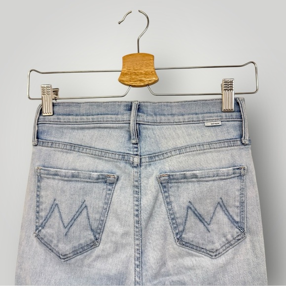 MOTHER The‎ Mid Rise Dazzler Ankle Fray Sz 25 - Picture 6 of 16